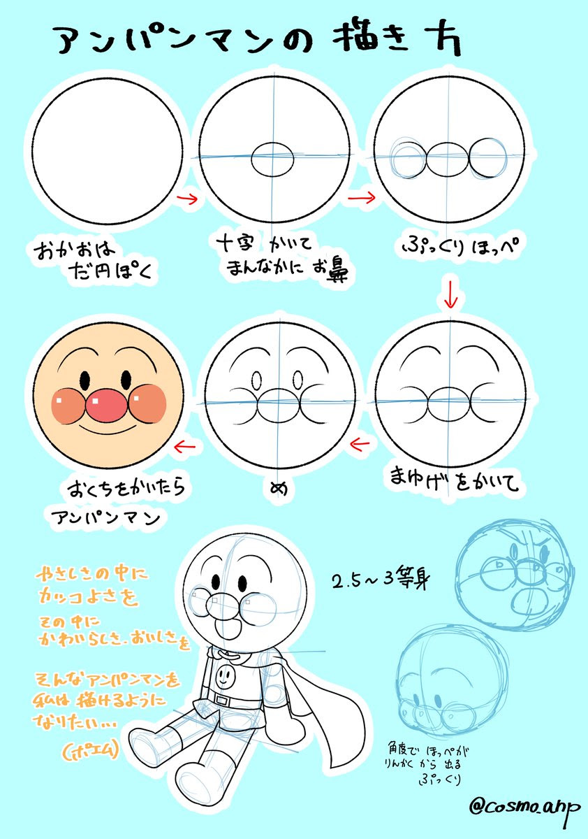 50 手書き アンパンマン 号 イラスト