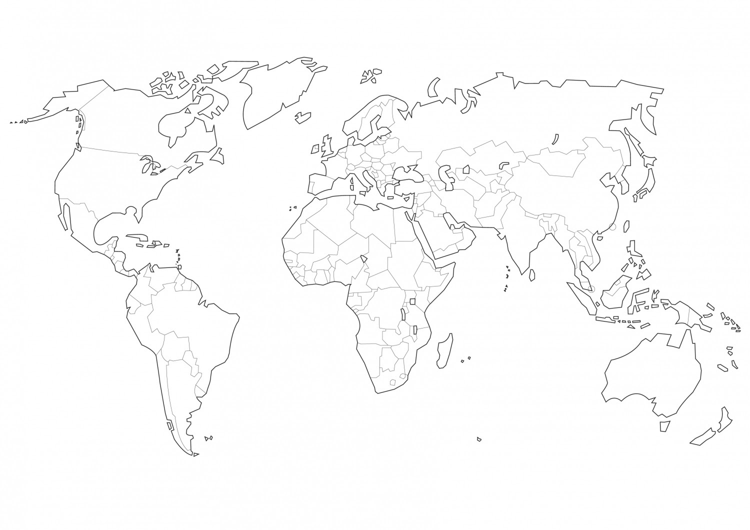 fond carte monde vierge Fonds de cartes   Les Pratiques de classe de Mister Chat