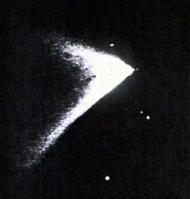 Imagem de telescópio da Universidade Northwestern revela a Apollo 14 a caminho da Lua