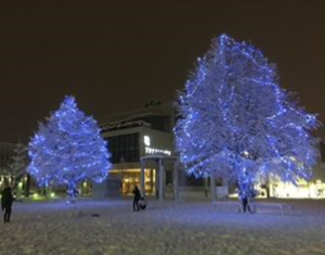 クリスマスイルミネーション点灯 センター北 中川中央町内会
