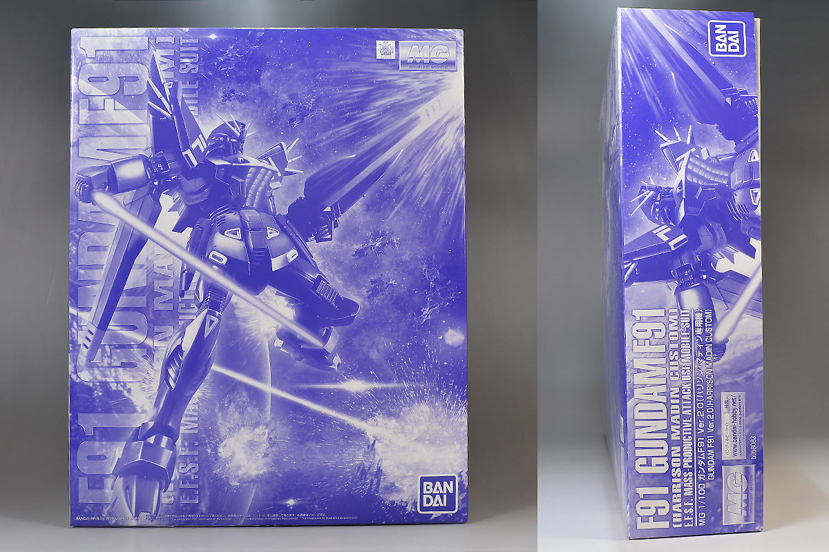 Mg ガンダムf91 Ver 2 0 ハリソン マディン専用機 のパッケージ ランナー レビュー ガンダムブログはじめました