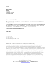 Fac Simile Lettera Variazione Mansione Dipendente - byonhorn