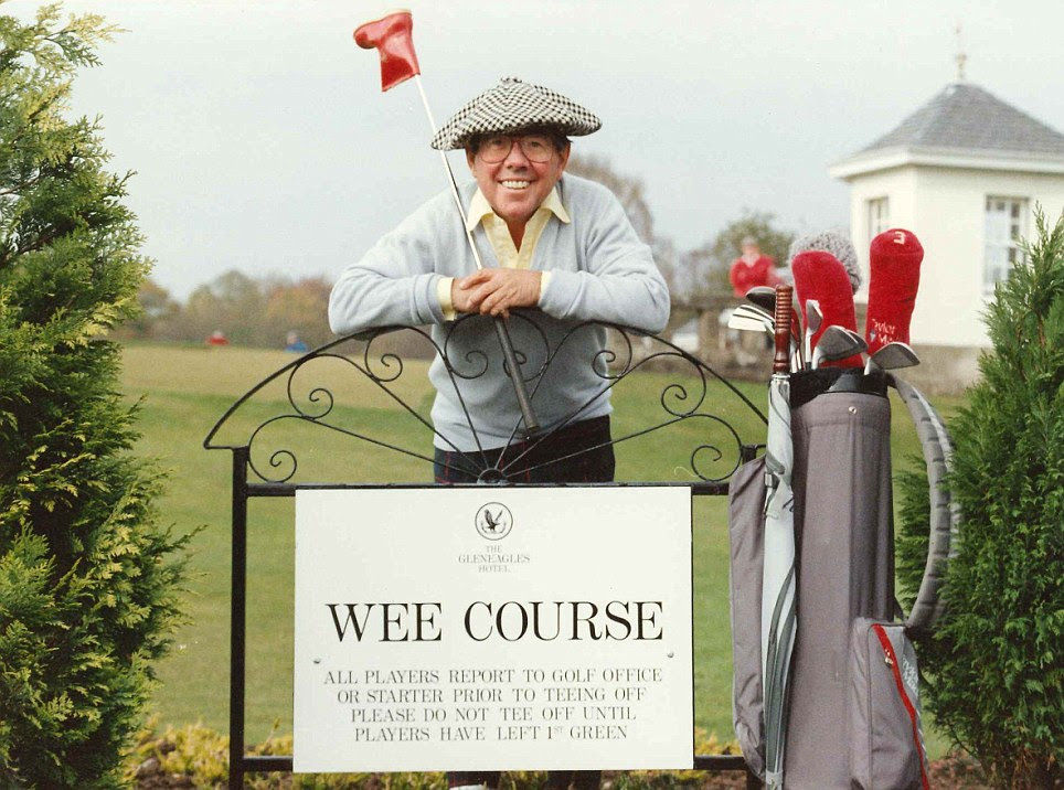 Mini golf: Comedian Ronnie Corbett was another golf aficianado with strong ties to the hotel