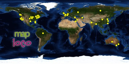 Locations of Site Visitors