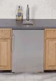 Summit Appliances SBC490BISSTB Built-In Under-Counter Beer Dispenser - Stainless and Black