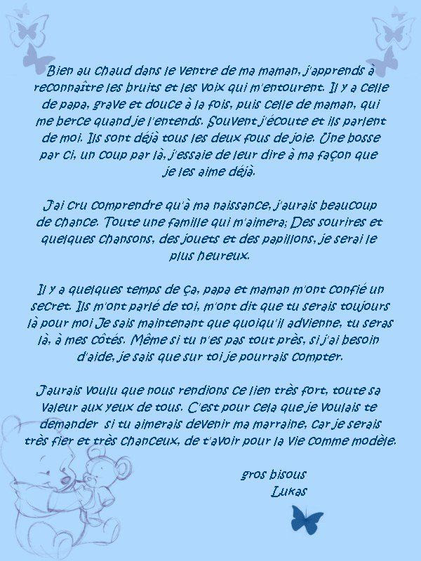Texte Anniversaire Filleule Marraine Kalyn