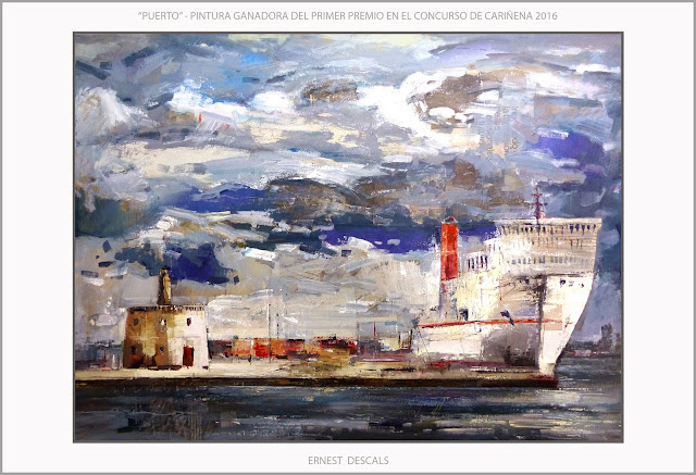 CARIÑENA-CONCURSO-PINTURA-2016-ZARAGOZA-ARAGON-ESPAÑA-PUERTO-PREMIOS-CONCURSOS-ARTISTA-PINTOR-ERNEST DESCALS-