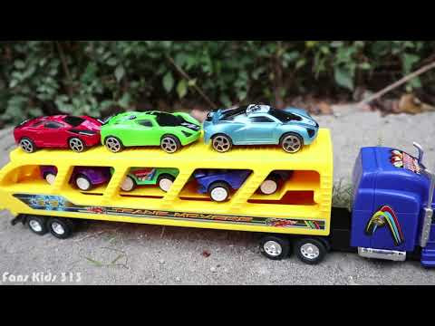 VIDEO : car transporter for kids carrying toy cars i mainan anak truk trailer mengangkut mobil banyak - vidiovidiomainantruck trailers untukvidiovidiomainantruck trailers untukanak-vidiovidiomainantruck trailers untukvidiovidiomainantruck ...