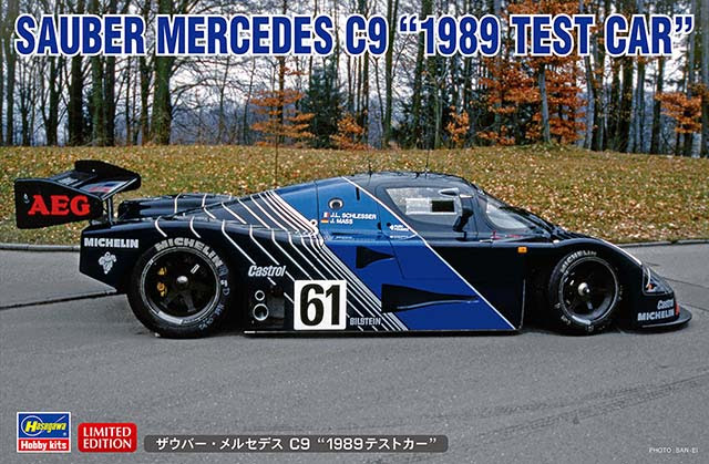 Hasegawa 1/24 SAUBER MERCEDES C9 '1989 TEST CAR'(20626) Color Guide & Paint Conversion Chart