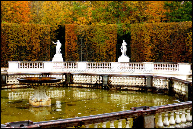 Bosquet des dômes château de Versailles autumn