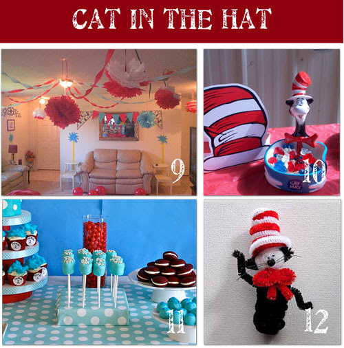 cat in the hat party theme