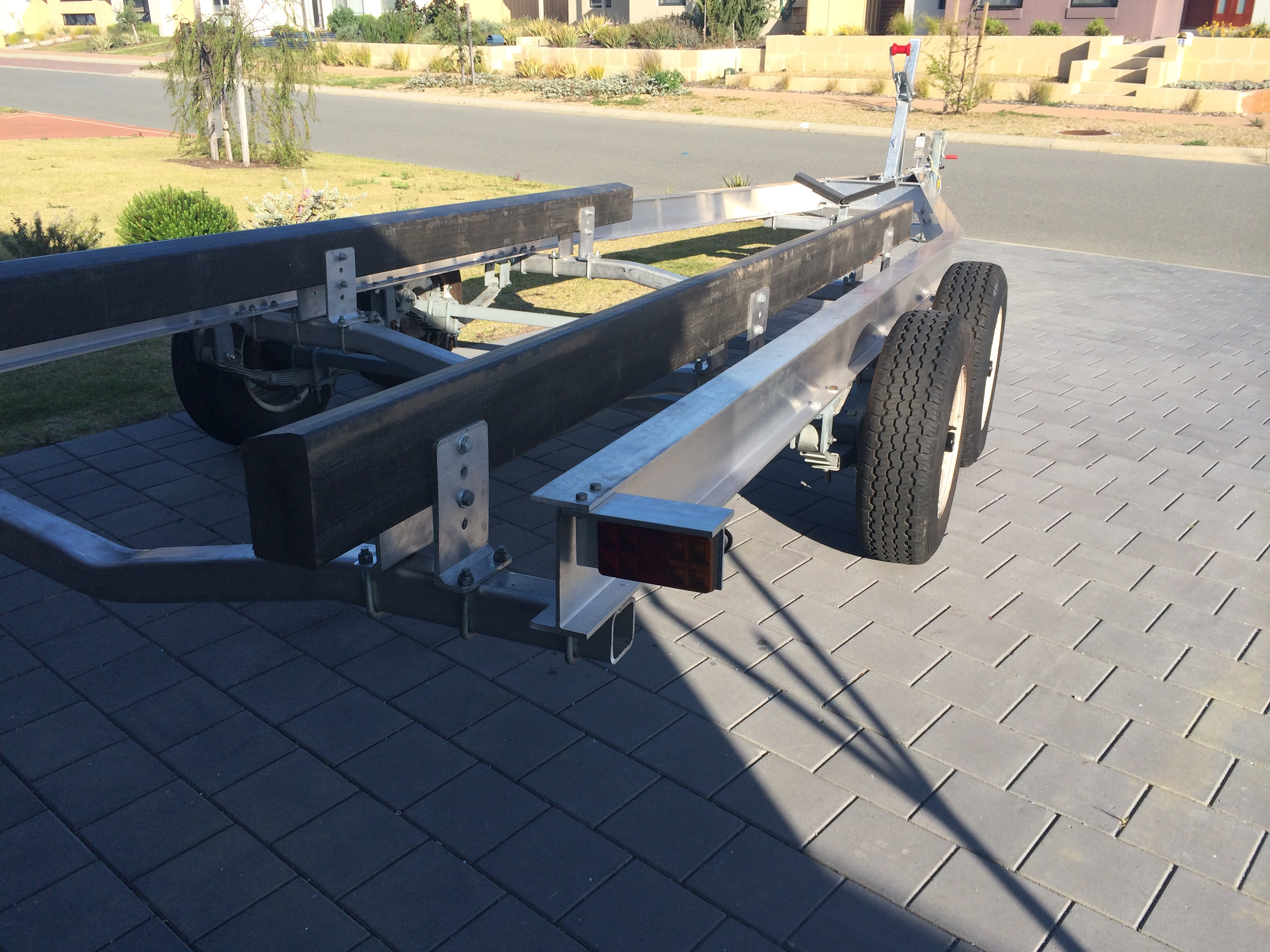 new aliminium boat trailer build fishing - fishwrecked