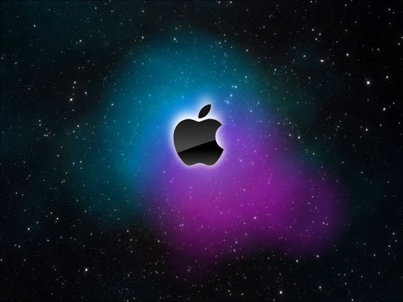 apple galaxy wallpaper
