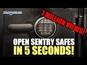 Top Open Sentry Safe in less than 5 seconds Mr Locksmith Video, most update!