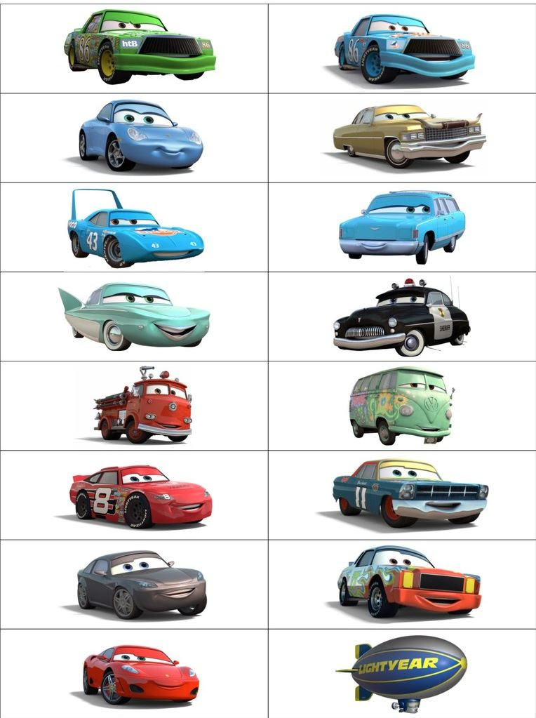Pixar Cars カーズキャラクターカー 一覧 サントラ ブロッグ