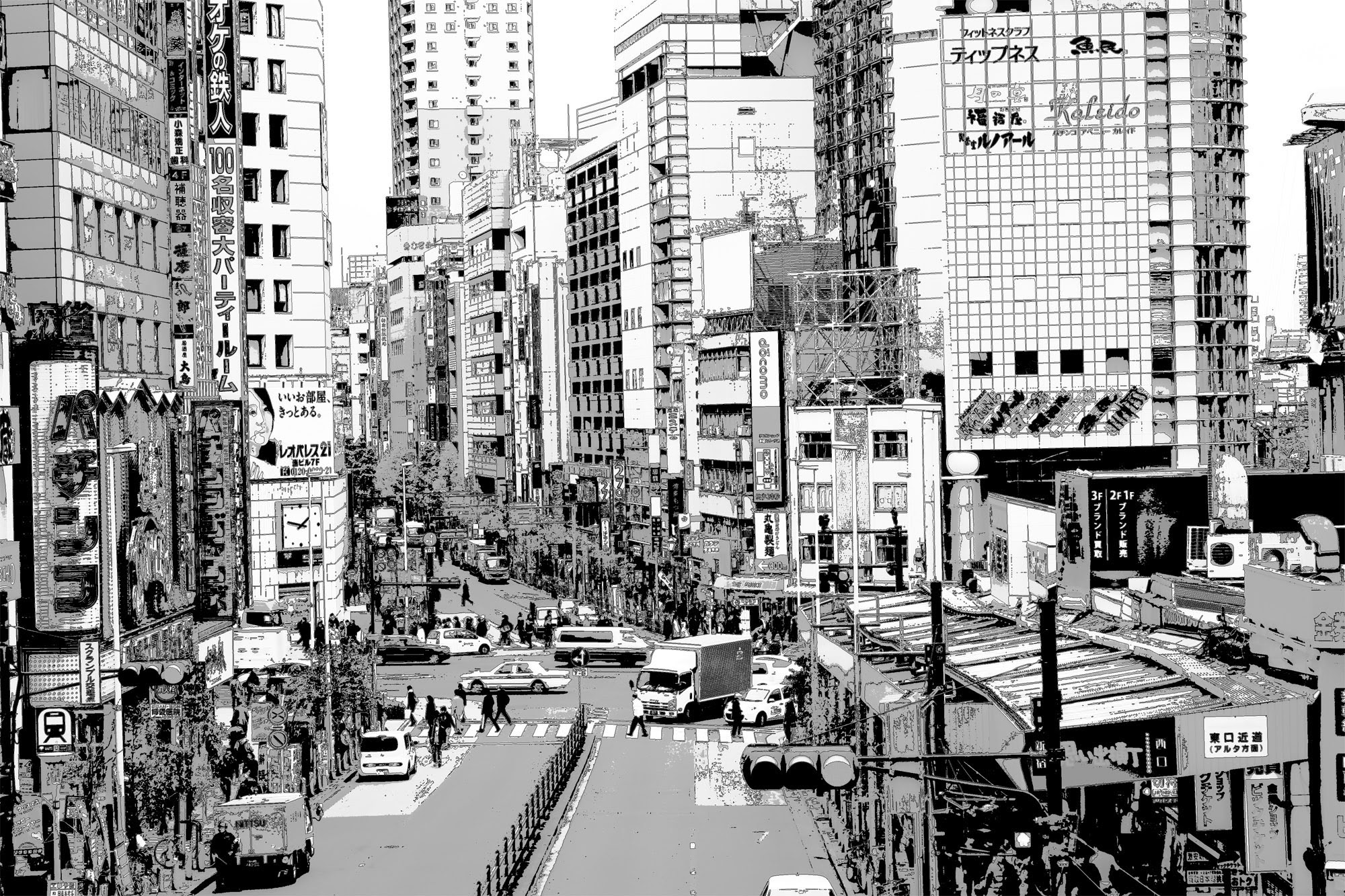昨日の続き 漫画背景