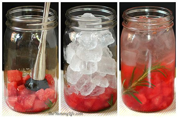 Naturally Flavored Water -- An easy formula for making an endless variety of fruit and herb infused waters. Say goodbye to soda, juice, and bottled water! www.theyummylife.com/Flavored_Water #vegan #glutenfree #paleo #flavoredwater #recipes #drinkideas
