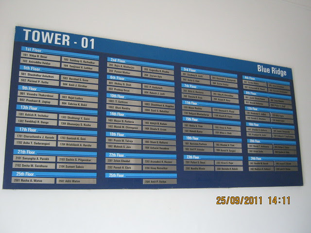 Residents of Tower 1 in Paranjape Schemes' Blue Ridge Hinjewadi Phase 1, Pune