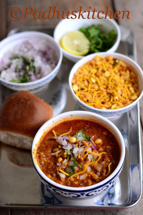 Misal Pav Recipe How To Make Misal Pav Padhuskitchen