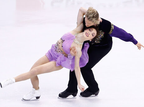 Meryl Davis and Charlie White compete in the 2014 Prudential U.S. Figure Skating Championships in Boston earlier this month.