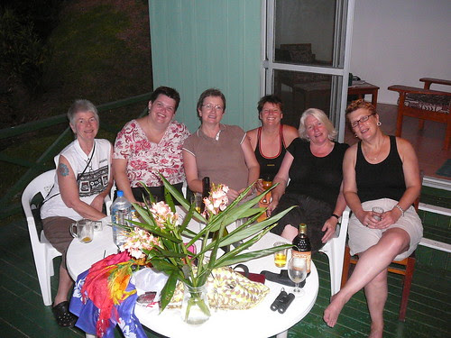Villa sunset party