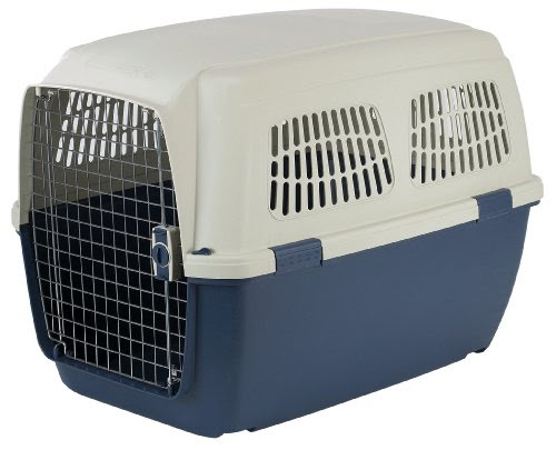 Marchioro Clipper Cayman 6 Pet Carrier, 36.5-inches, Tan/Blue