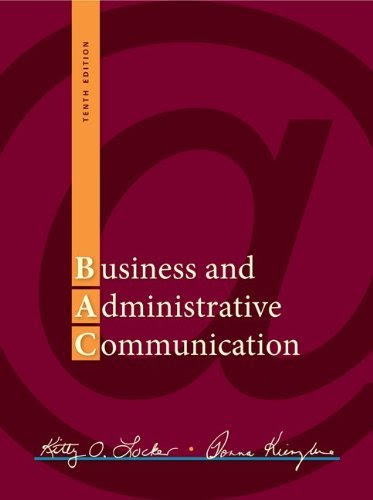 Business & Administrative Communication