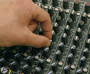 The aux sends on a mixer (whether hardware or software) allow you to send independent mixes to performers on stage or in the studio. You can also use them to feed effects processors at mixdown. 