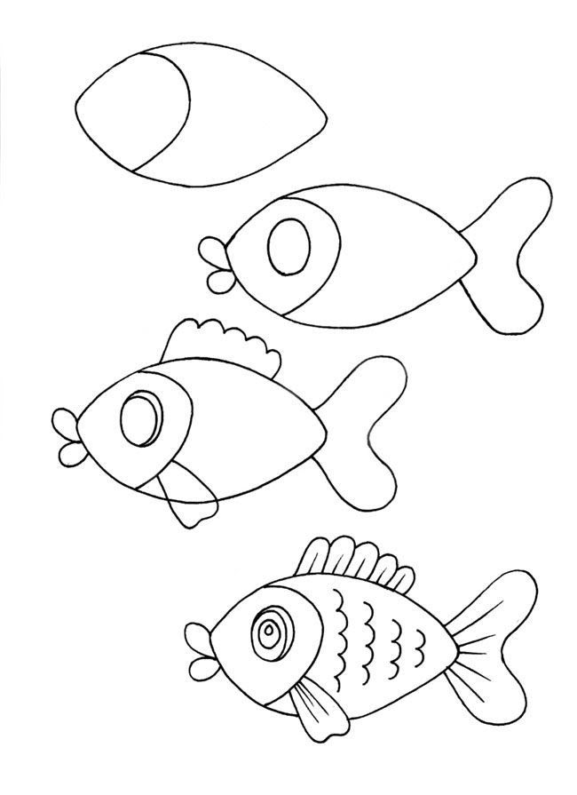 Sea Animals Drawing At Getdrawings Free Download A step by step drawing book for kids.