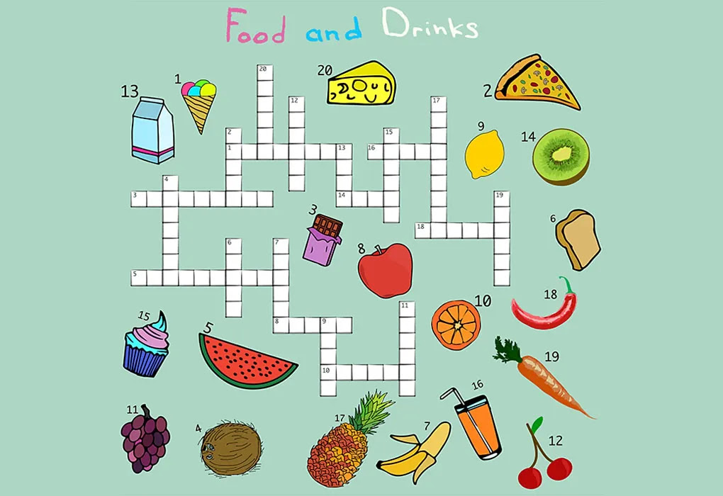 15 Simple & Easy To Do Crossword Puzzles for Preschoolers & Kids