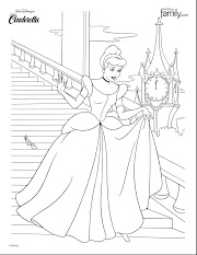 Ausmalbilder Disney Prinzessinnen Cinderella