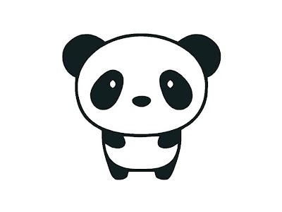 Realistic Panda Coloring Pages