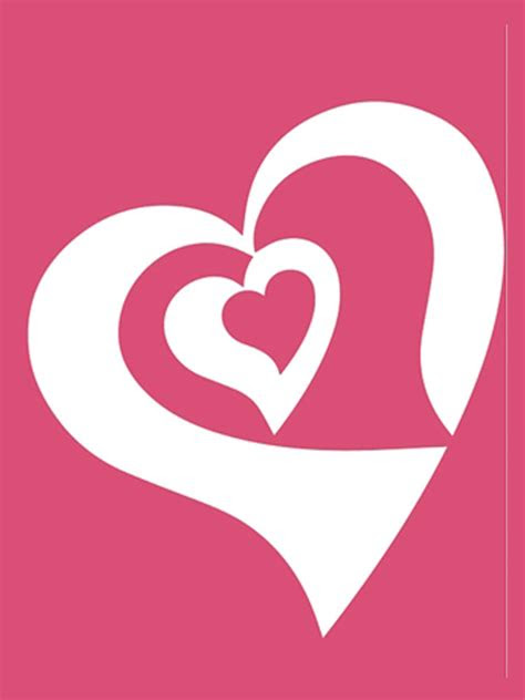  free heart stencils printable to download heart stencils