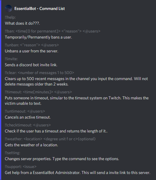 Essentialbot Discord Bots Top Gg