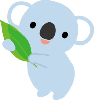 コアラのイラスト 無料イラスト フリー素材