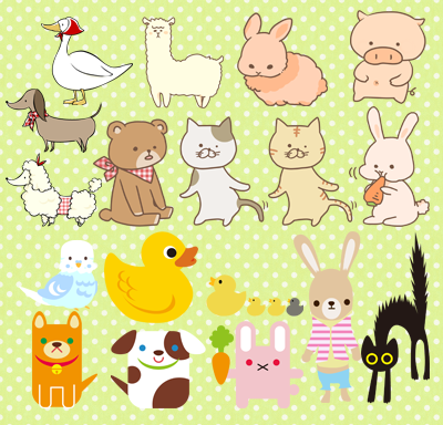 可愛い動物キャラクタースタンプさらに追加 株式会社ゲイトウェブ