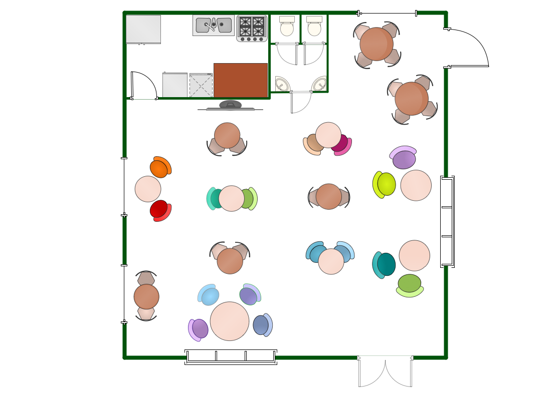 Restaurant Floor Plans Software | Restaurant Design