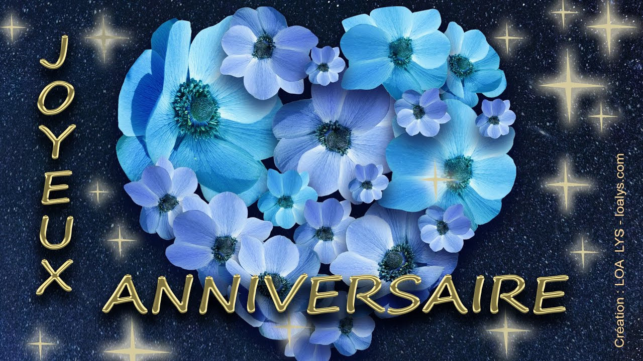 Carte Joyeux Anniversaire Therese Charita
