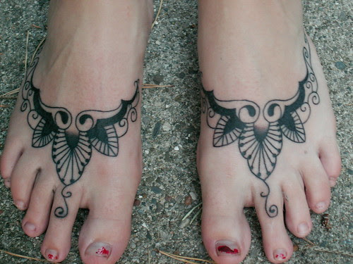 sexy foot tattoos