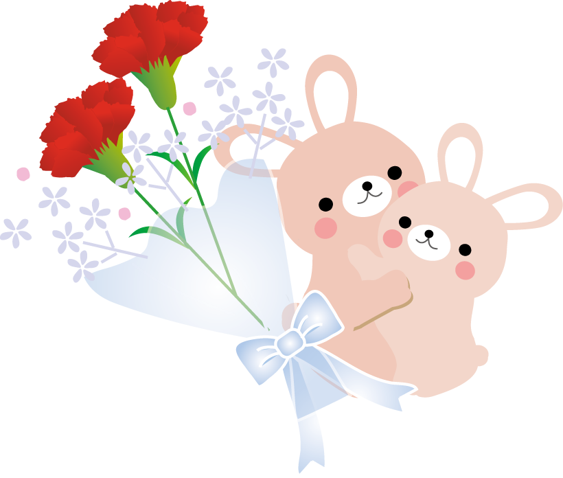 母の日のイラスト 無料イラスト フリー素材1