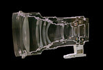 Cutaway of Zoom Telephoto Lens