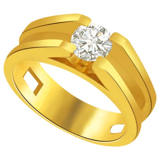 Solitaire Diamond Gold Rings SDR803 -Best Prices N Designs ...