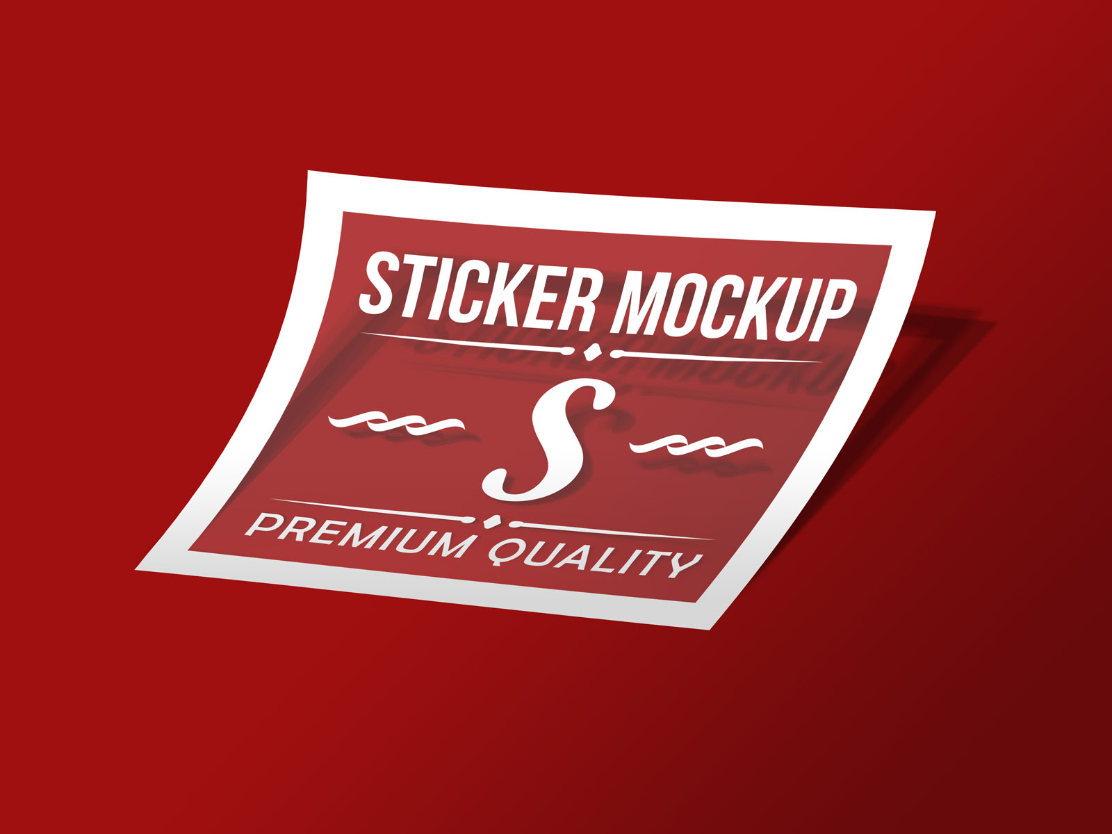Download Free Photorealistic Transparent Sticker Mockup PSD - Good ...