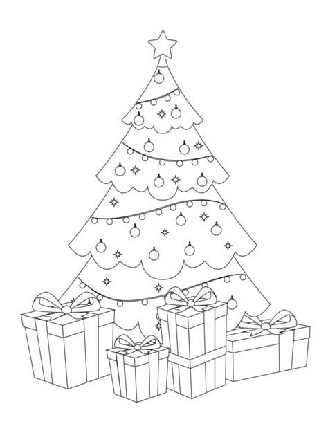  3 free printable christmas tree coloring pages freebie finding mom