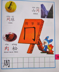 Know your radicals (tennis, hillock, dried meat floss)