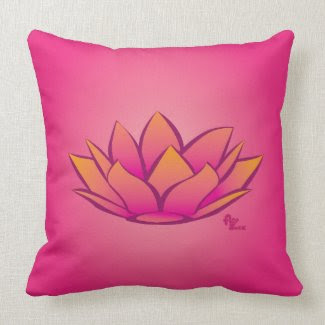 Lotus Flower Pillow
