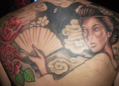 tattooed girl