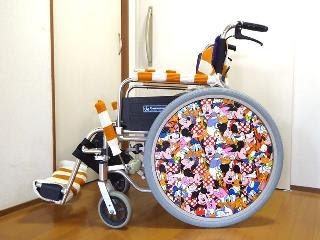 車いすスポークカバー