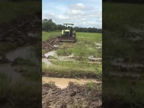 CLAAS Plowing through MUD!!!#shorts #cambodia #tractor #farming