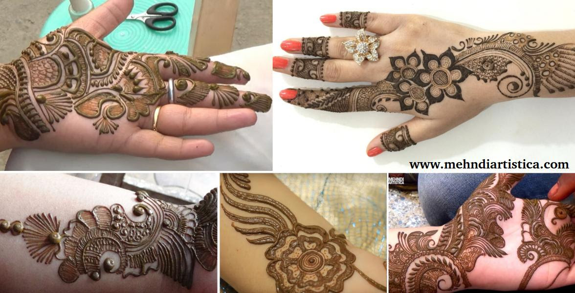 Top 5 Stylish Mehndi Design Step by step Video Tutorials 